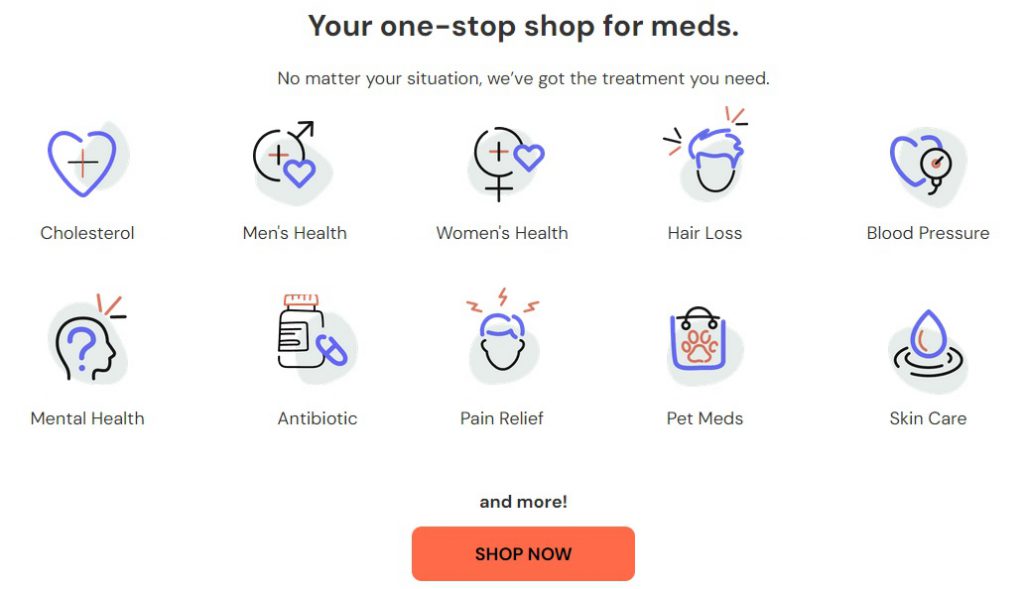 product range